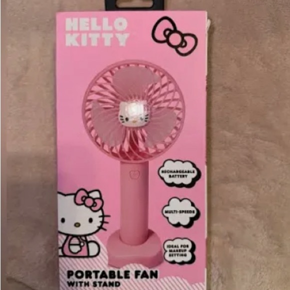 Hello Kitty Rave Fan Hello Kitty | Other | Hello Kitty Compact Fan | Poshmark
